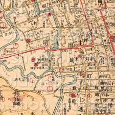 熊本市街図 大正14年(1925) – 九州・沖縄 – 古地図素材データのダウンロード販売-oldmap.shop