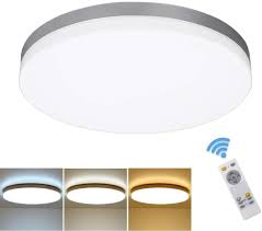Best of all, beyond bright. Dllt 24w Led Flush Mount Ceiling Light 13 Inch Close To Ceiling Light Fixtures Modern Dimmable Ceiling Light With Remote For Bedroom Kitchen 3000k 6000k 3 Light Color Changeable And Timing Amazon Com