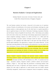 Pdf Business Analytics Concept And Applications