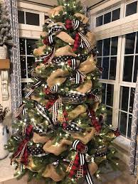 12 Beautiful Christmas Stair Decorations Ideas To Step Up Your Holiday Display Ribbon On Christmas Tree Christmas Decorations Cheap Christmas Tree Inspiration