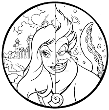 Commission Ursula And Vanessa Color Page By Ebonshireforest Disney Coloring Pages Disney Princess Coloring Pages Coloring Pages