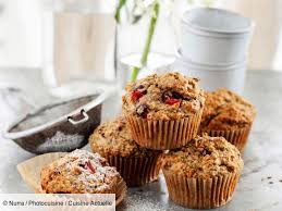 Muffins Aux Graines De Lin Cranberry Raisin Sec Dessert Graine De Lin Recette Muffin