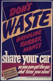 Don T Waste Gasoline Rubber Money Share Your Car Ca 1942 Ca 1943 The Amazing World Of History Ww2 Propaganda Posters War Ww2 Propaganda
