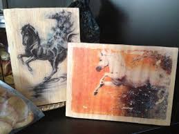 Display this diy home decor project on your mantel or attach a wire to the back of it and. Homemade Wall Art I E Diy Photo Transfer Onto Wood Irene S Diy