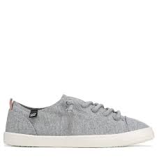 Billabong Womens Harbor Slip On Sneakers Grey Jersey In