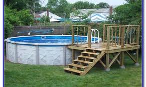 How much is an above ground pool with decks cost? 20 Above Ground Pool Deck Plans Free That Look So Elegant House Plans