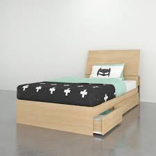 Maybe you would like to learn more about one of these? Nexera Kabane Twin Size Storage Bed And Headboard Natural Maple Walmart Com Walmart Com