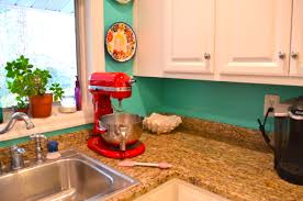 turquoise western kitchen decor : home