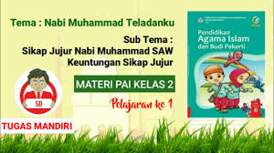 Tahukah kaum, mengapa lampu dapat menyala? Tugas Pai Kelas 2 Sd Nabi Muhammad Saw Teladanku Pelajaran 1 Youtube