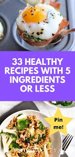 Pin On 5 Ingredients Or Less Recipes