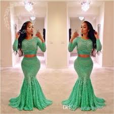 Women's lace bridesmaid dresses long 2020 formal mermaid maid of honor gowns. Lime Green Prom Dresses Fashion Dresses