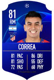 Ángel correa on fifa 21. Angel Correa Fifa 19 Spieler Statistik Card Preis