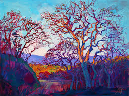 Oil Landscapes Transformed Into Mosaics Of Color By Erin Hanson Colossal