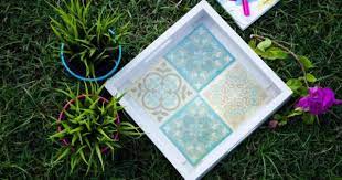 marocchino coaster tray decorative tray decor home decor