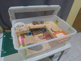 Hamster Bin Cages By Philippine Hamster Keepers Hamster Bin Cage Hamster Cages Hamster Toys