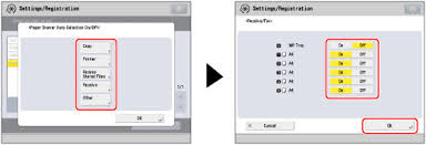 Seleziona il contenuto del supporto. Enabling Paper Drawer Auto Selection Canon Imagerunner Advance C5255i C5255 C5250i C5250 C5240i C5235i User S Guide