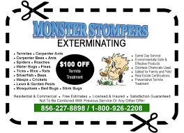 This offer has been tested and approved. Coupons Monster Stompers The 1 Company In Exterminating