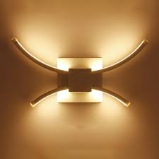 Modern White Acrylic Linear Led Wall Light 8w 12w 15w Arch Cross Vertical Wave Shaped Led Wall Sconce Art Deco For Living Room Bedroom Study Room Corridor 3 Designs Available Takeluckhome Com