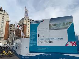 Porte D Orleans Un Batiment Compact Pour La Future Piscine Elisabeth Herve Thermique