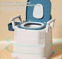 Amazon.com: Bedside Commode Toilet for Elderly with Limited ...