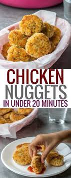 Homemade Chicken Nuggets Recipe Chicken Nugget Recipes Easy Chicken Nugget Recipes Homemade Chicken Nuggets
