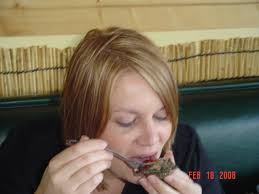 slurp it down sweetie!