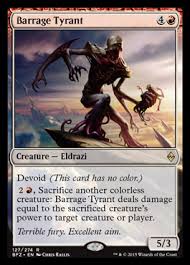 Battle For Zendikar Mtg Spoilers Barrage Tyrant Blight Herder And More Gaming Successfully Life Successfully