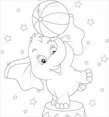 5 different file format >> eps, pdf, svg png, jpeg source file included. 9 Elephant Coloring Pages Free Sample Example Format Free Premium Templates