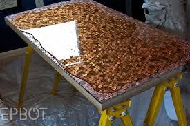 Epbot Money Money Money Penny Table Penny Table Tops Diy Table Top