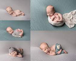 Baby Boy Newborn Photography Baby Photos With Teal And Gray Color Themes For Baby Boy Newborn Photos Boy Newborn Photography Boy Baby Boy Newborn Photography