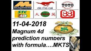 11 04 2018 Magnum 4d Prediction Special Numbers With Formula For Wednesday Magnum Formula Predictions