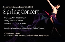 Repertory Dance Ensemble To Perform April 20-22