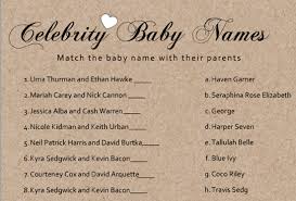 Diy network has game ideas and printable game cards to make planning a baby shower easy and fun. Printable Celebrity Baby Photos Quiz With Answers Www Neurosurgeondrapoorva Com