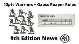 Necron Warriors Gauss Reaper Gauss Reaper Stats And 12pt Necron Warriors 9th Edition Necrons Faction Focus Youtube gauss reaper stats and 12pt necron warriors 9th edition necrons faction focus