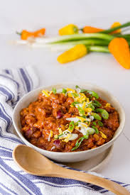 Skinny veggie crockpot lasagna via pinch of yum. Crock Pot Vegetarian Chili Life Currents Easy Vegan