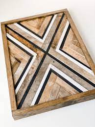 Geometric Wood Wall Art Decor Ready To Ship Etsy Wood Wall Art Diy Wood Wall Art Decor Wood Wall Art