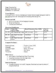 resume format for company secretary