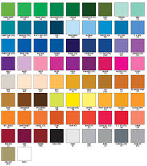 The Villages Loofah Color Chart Materials