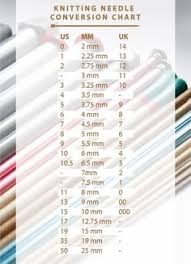 Handy Knitting Needles Conversion Chart Needle Projects