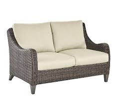 Abrego All Weather Wicker 59 Loveseat In 2020 Wicker Loveseat Outdoor Wicker Furniture Love Seat