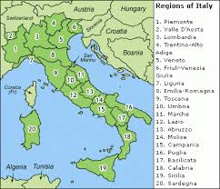 Mai multe regiuni au fost lovite de inundaţii provocate de ploile abundente ce au căzut duminică. Harta Italiei Pe Regiuni
