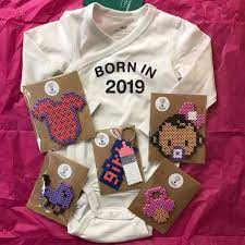 Baby Shower Pyssla Beads Hama Beads Baby Shower