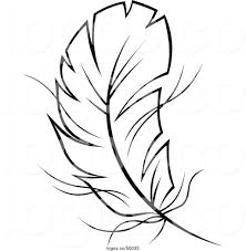 Logo Of Black And White Feather Outline V11 By Vector Tradition Sm 50033 Here you can explore hq feather transparent illustrations, icons and clipart with filter setting like polish your personal project or design with these feather transparent png images, make it even. logo of black and white feather outline