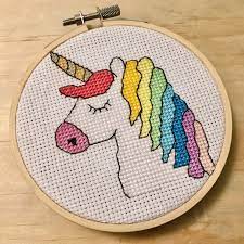 ***this is a digital file*** rainbow unicorn animal cross stitch baby cross stitch cross stitch nursery modern decor horse embroidery unicorn cross stitch printable pattern baby instant download pdf colorful modern star positive. Unicorn Cross Stitch Pattern Free Printable Mama Geek