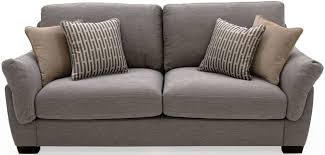 If the thick seat and back cushions are not enough, add the throw pillows for more padding and support. Vida Living Beckett Taupe Fabric 3 Seater Sofa Cfs Furniture Uk