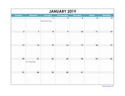 2019 January Calendar Singapore Excel Calendar Free Calendar Template Calendar Printables