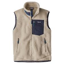 patagonia mens classic retro x fleece vest natural