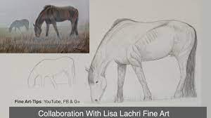 How To Draw And Paint A Horse Step By Step - Collab With Lachri Fine Art -  Youtube