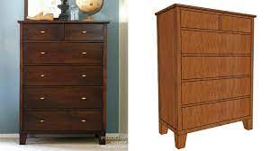 Handmade of solid cherry, it is. Tall Dresser With Tapered Legs Her Tool Belt