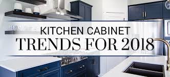 Blue is one of the most popular colors of the year and that s no exception for kitchen cabinets. Kitchen Cabinet Trends For 2018 Superior Cabinets